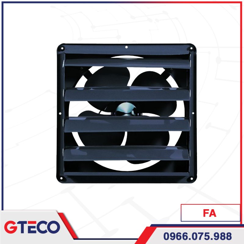 Quạt thông gió gắn tường có chớp FA