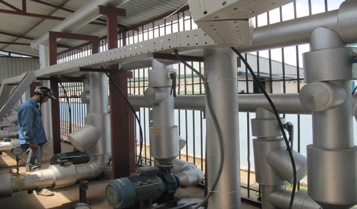 Hệ thống thông gió của trụ sở kho bạc Kim Mã