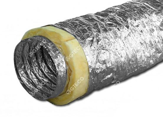 Ống Gió Mềm Có Bảo Ôn Cách Nhiệt Chống Cháy Chất Lượng 3 ong gio bao on 1