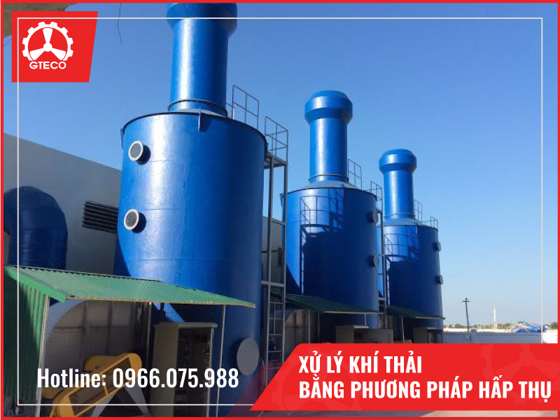 Xử lý khí thải bằng phương pháp hấp thụ