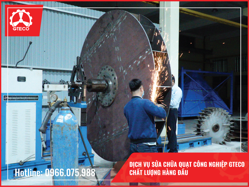 Dịch Vụ Sửa Chữa Quạt Công Nghiệp GTECO Chất Lượng Hàng Đầu