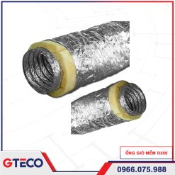 Ống gió mềm có bảo ôn D350