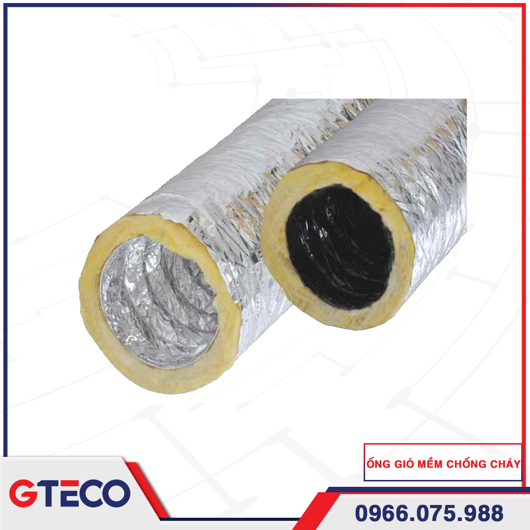 Ống Gió Mềm Chống Cháy 3 Ống Gió Mềm Chống Cháy