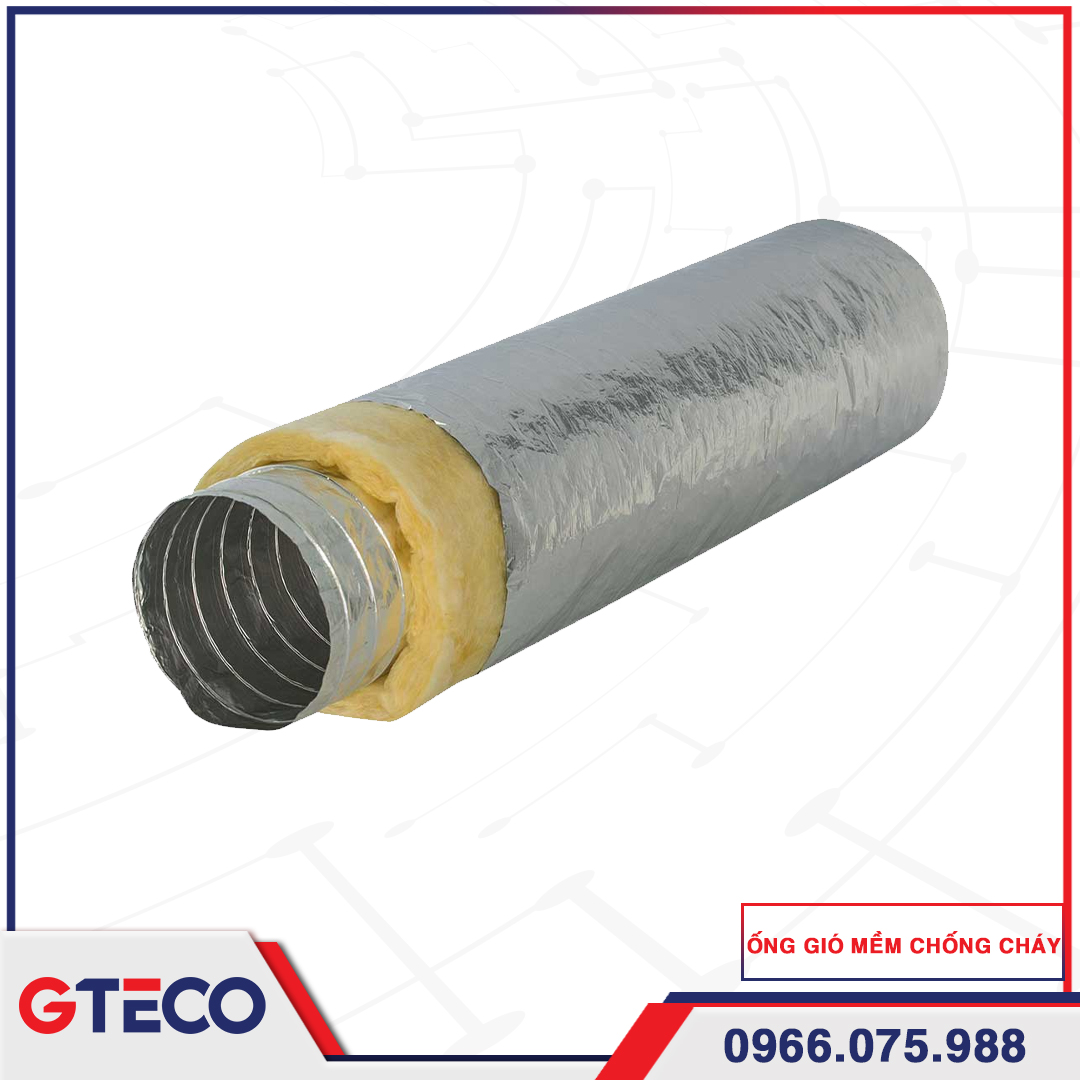 Ống Gió Mềm Chống Cháy 2 Ống Gió Mềm Chống Cháy