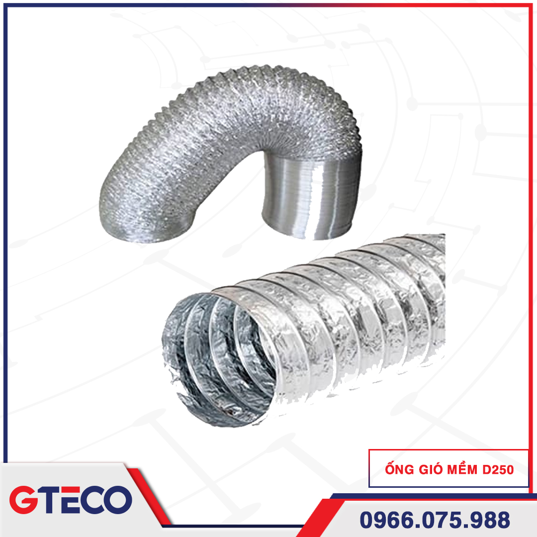Ống Gió Mềm D250 2 Ống Gió Mềm D250