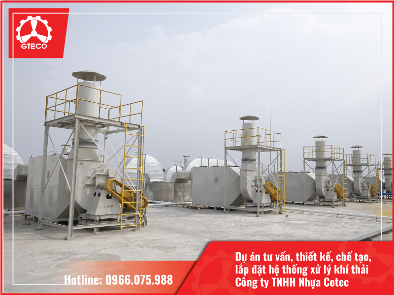 GTECO trở thành đơn vị tư vấn, thiết kế, chế tạo và lắp đặt hệ thống xử lý khí thải cho Công ty TNHH Nhựa Cotec