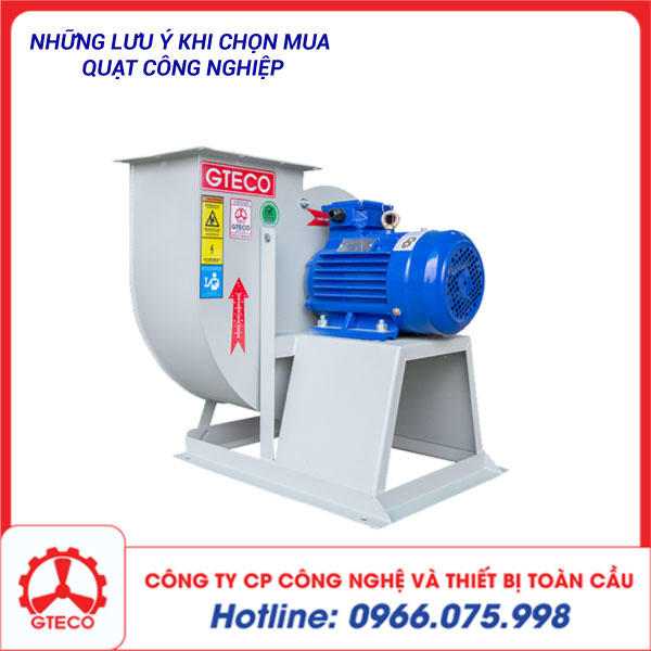 chọn mua quạt công nghiệp