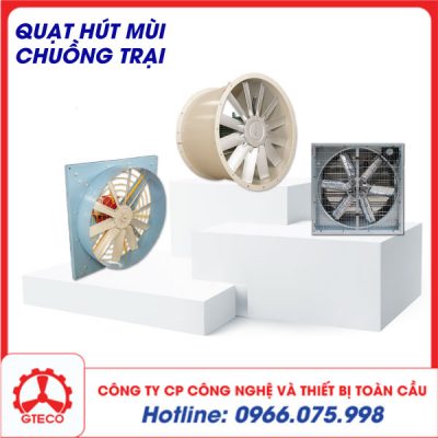 quạt hút mùi chuồng trại