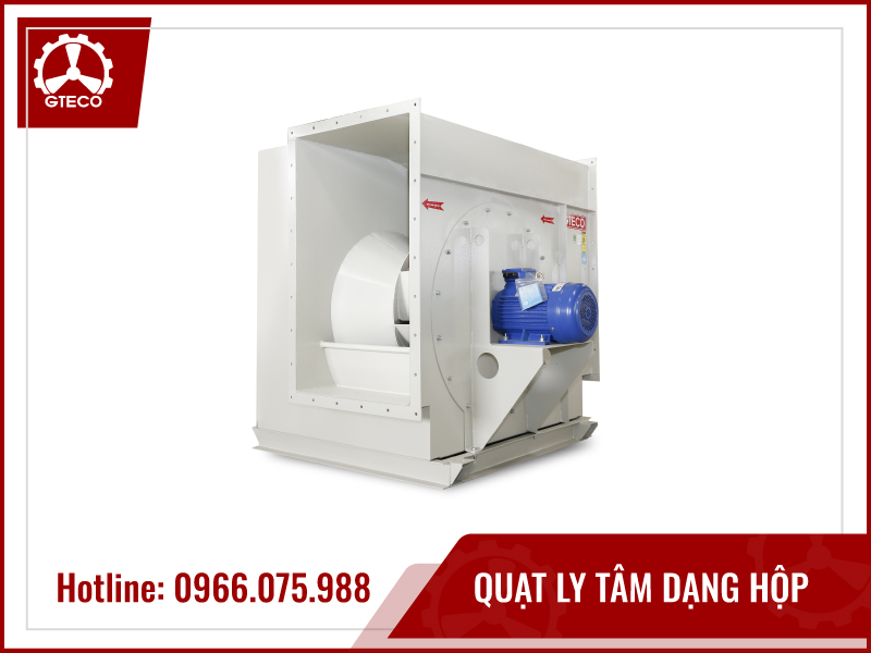 6 điểm cộng của quạt ly tâm dạng hộp 1 Quạt ly tâm dạng hộp