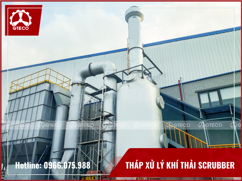 Tháp xử lý khí thải scrubber