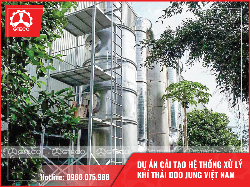 Dự Án Cải Tạo Hệ Thống Xử Lý Khí Thải Cho Bể Mạ Tại Công Ty Doo Jung Việt Nam