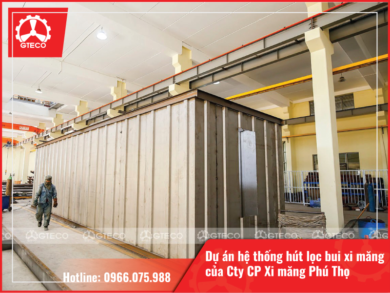 GTECO Bàn Giao Và Lắp Đặt Hệ Thống Hút Lọc Bụi Công Suất 120.000m3/h Cho Công Ty CP Xi măng Phú Thọ