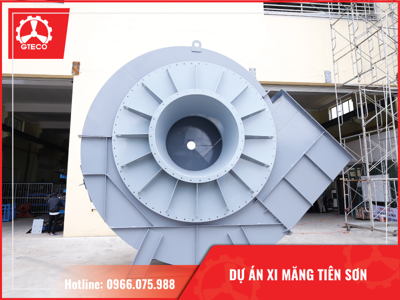 GTECO - Dự Án Cung Cấp Quạt Nhà Máy Xi Măng Tiên Sơn