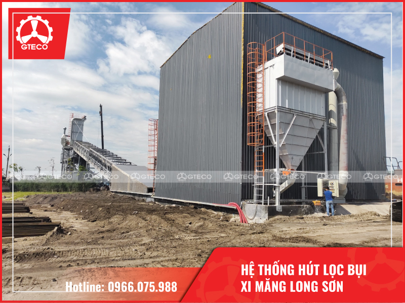 GTECO Triển Khai Dự Án Hút Lọc Bụi Cho Nhà Máy Xi Măng Long Sơn Tại Khu Công Nghiệp Khánh Phú - Ninh Bình