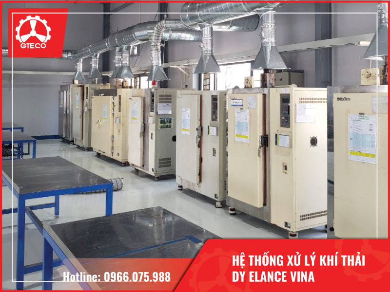 GTECO Thành Công Trúng Thầu Dự Án Xử Lý Khí Thải Gioăng Cao Su Hệ Thống Xử Lý Khí Thải Công Ty Dy Elance Vina