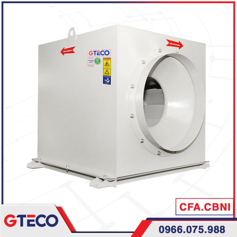 Quạt ly tâm dạng hộp động cơ nằm bên trong CFA.CBNI