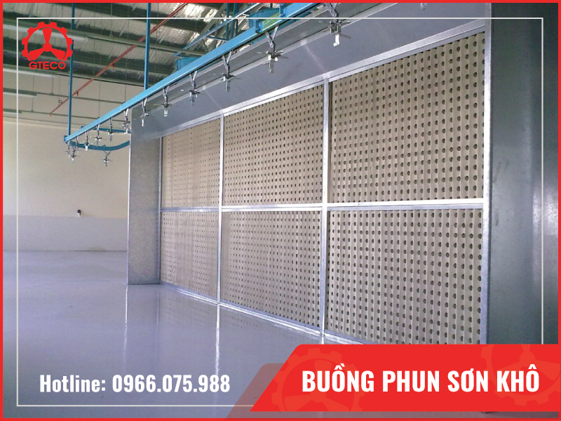 Buồng phun sơn khô