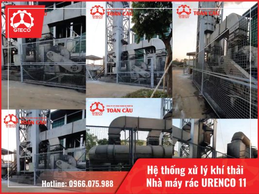 Dự án cải tạo hệ thỗng xử lý khí thải cho URENCO 11