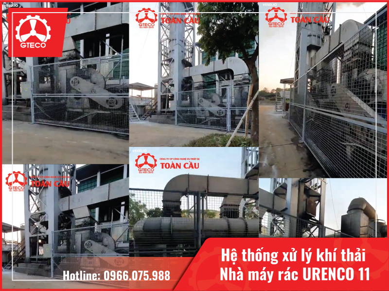 Dự án cải tạo hệ thỗng xử lý khí thải cho URENCO 11