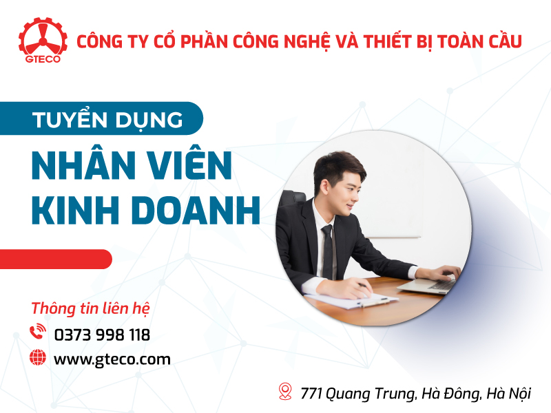 GTECO tuyển dụng nhân viên kinh doanh GTECO tuyển dụng nhân viên kinh doanh