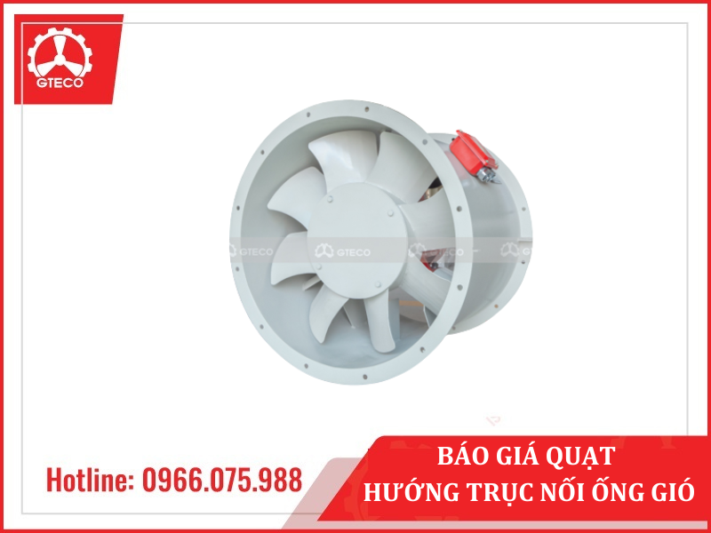 Báo giá quạt hướng trục nối ống gió
