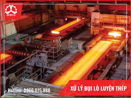 Xử lý bụi lò luyện thép