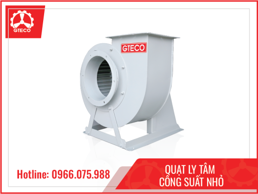 Quạt ly tâm công suất nhỏ