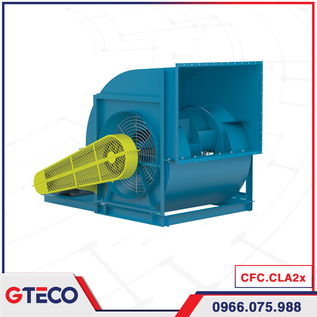 Quạt Ly Tâm Gián Tiếp 2 Cửa Hút CFC.CLA2x 1 Quạt ly tâm gián tiếp CFA.CLA2x GTECO