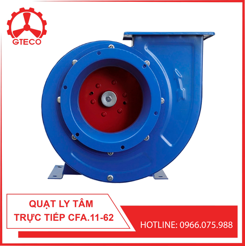 Quạt Ly Tâm Trực Tiếp CFA.11-62 3 Mẫu quạt ly tâm trực tiếp CFA.11-62 do GTECO sản xuất và cung cấp