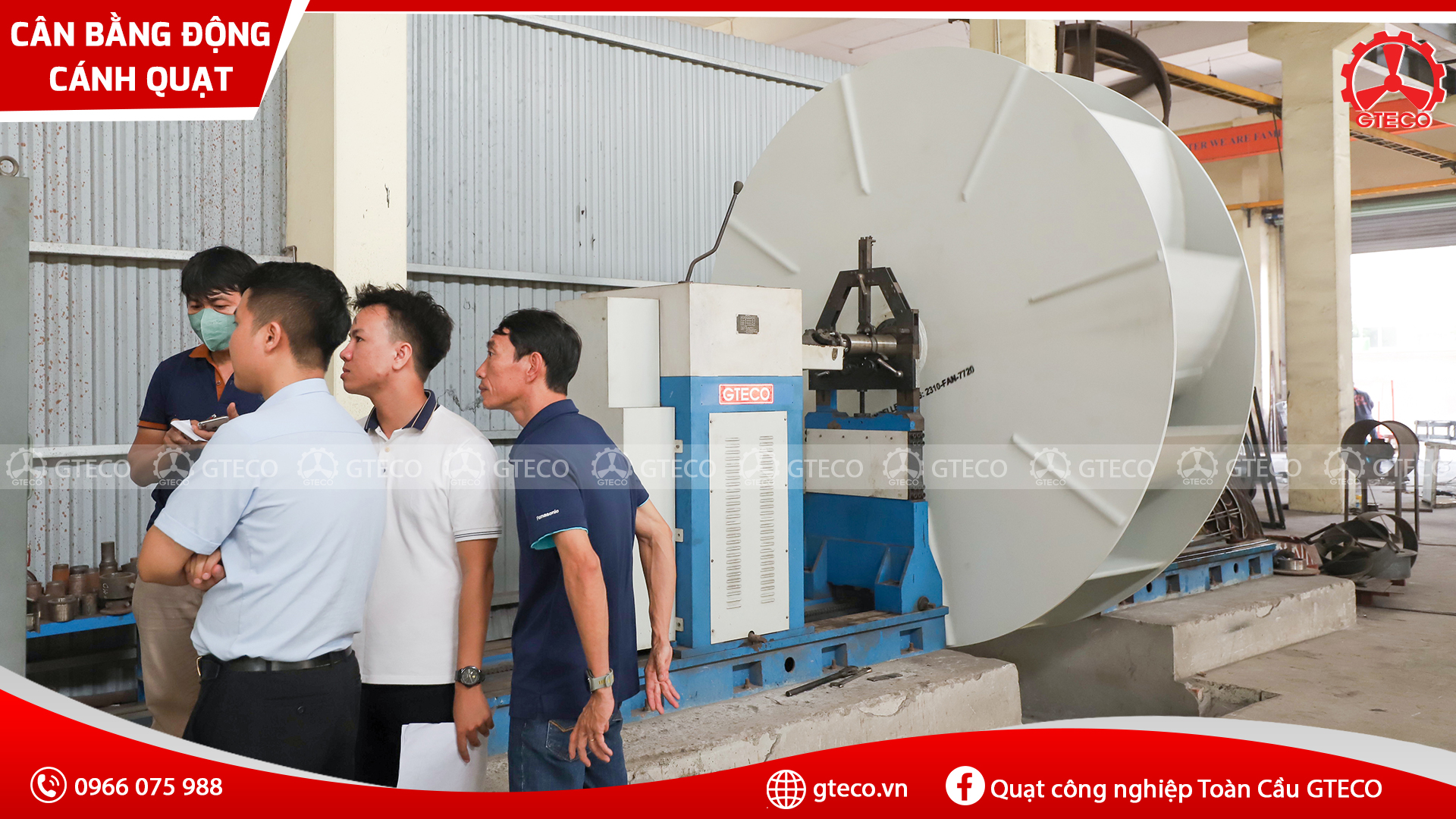 Cân bằng động cánh quạt - GTECO