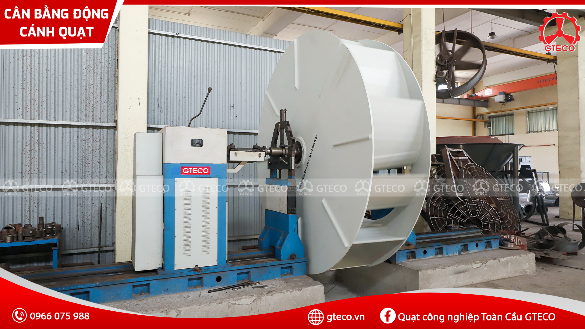 Cân bằng động cánh quạt - GTECO