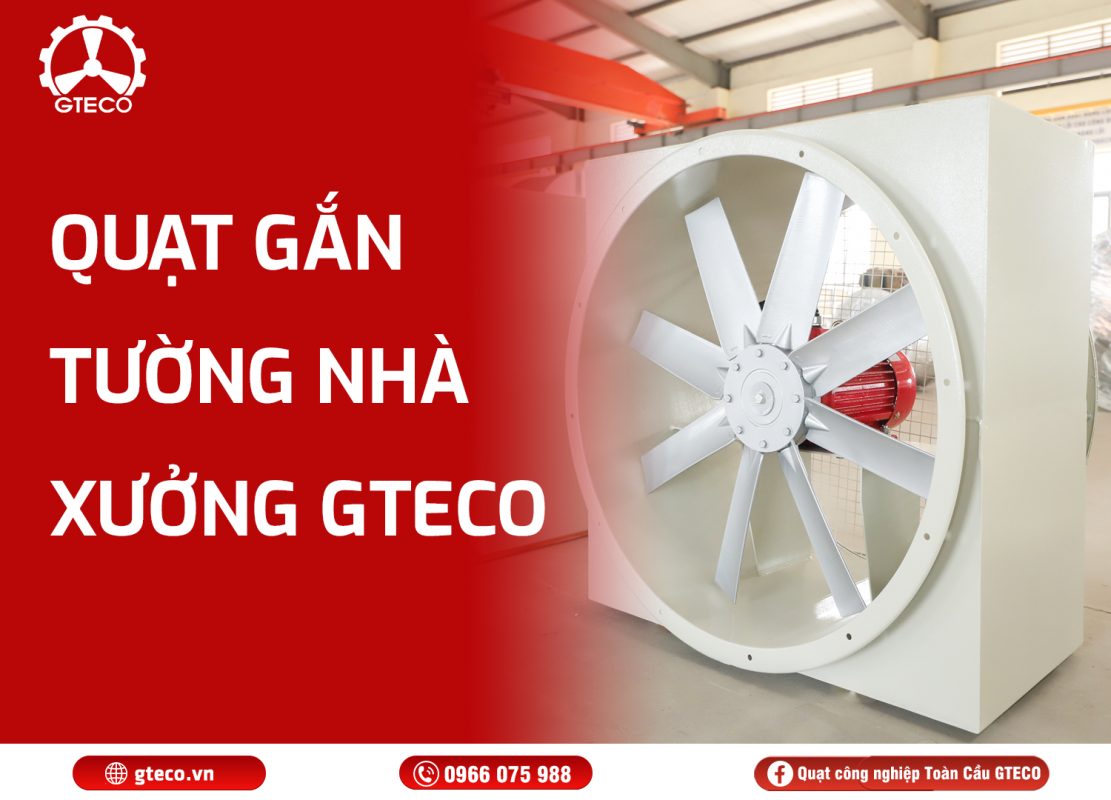 Quạt gắn tường cánh nhôm