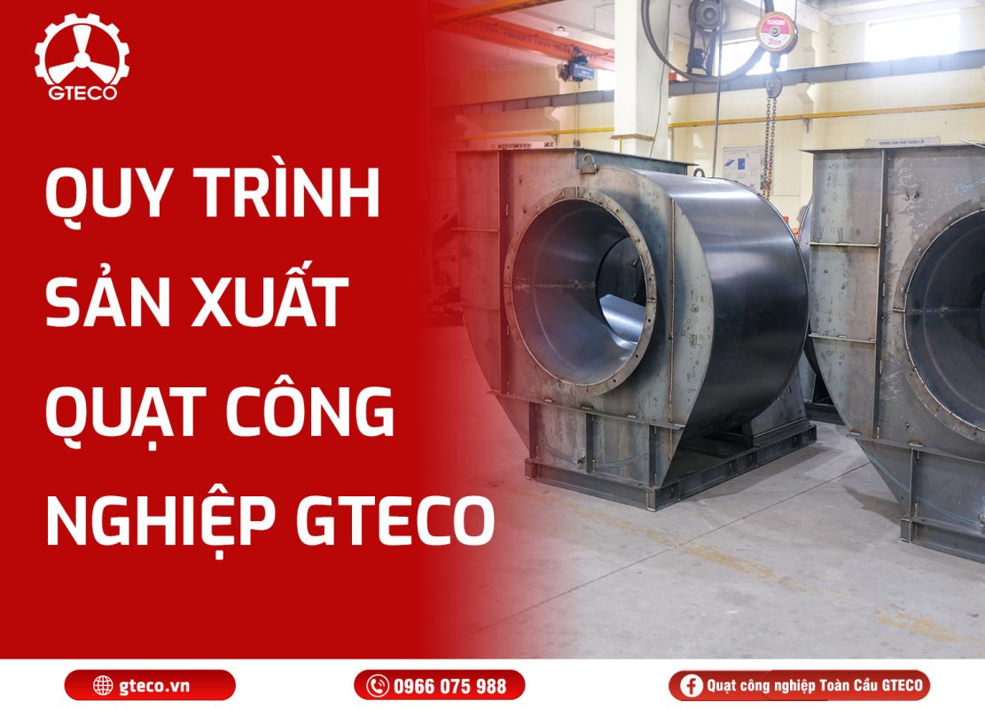 Quy trình sản xuất quạt công nghiệp GTECO