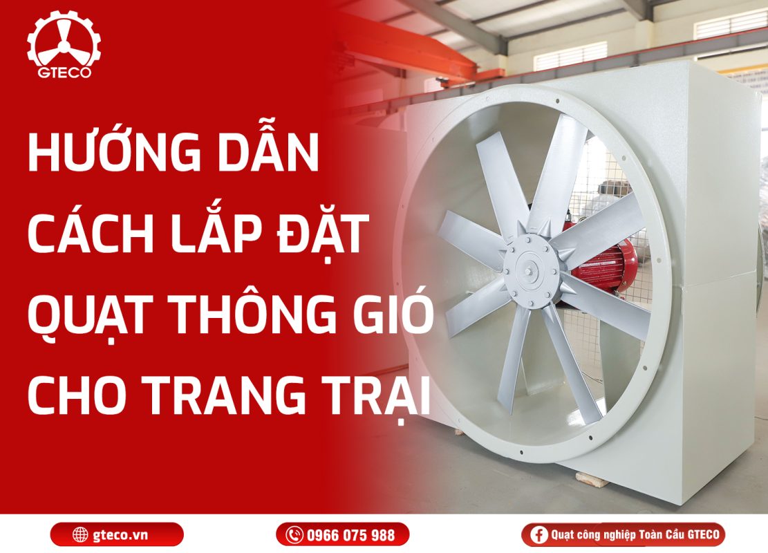 Quạt thông gió gắn tường GTECO