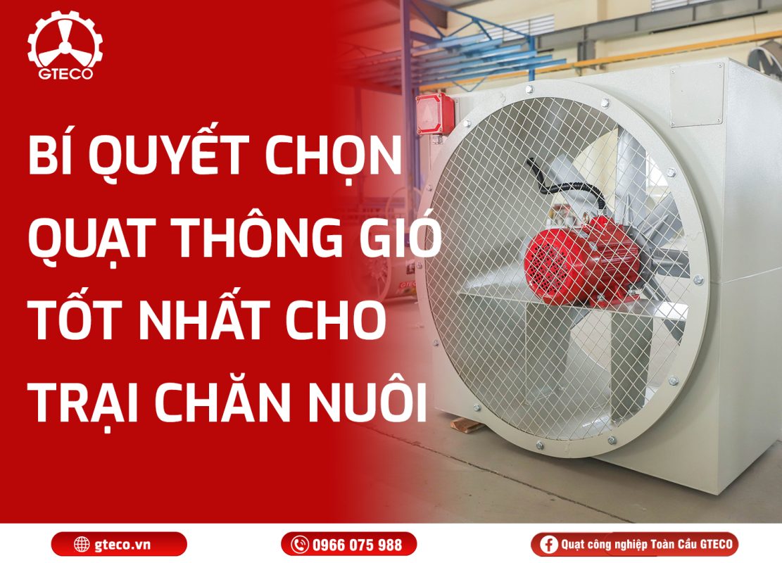 Quạt thông gió gắn tường GTECO