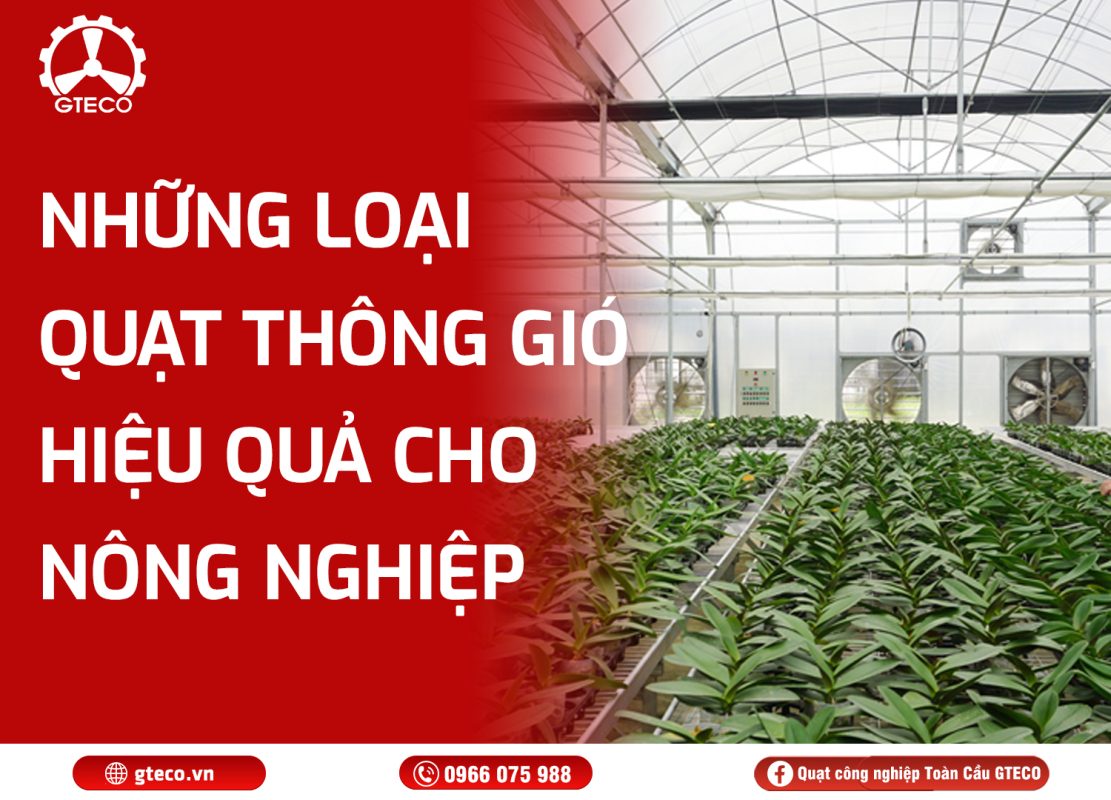 Quạt thông gió gắn tường GTECO