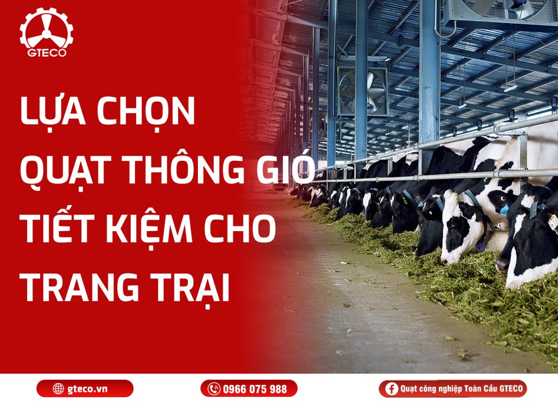 Quạt thông gió gắn tường GTECO