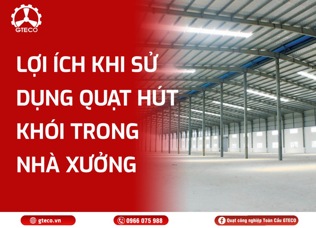 Quạt Hút Khói Nhà Xưởng GTECO