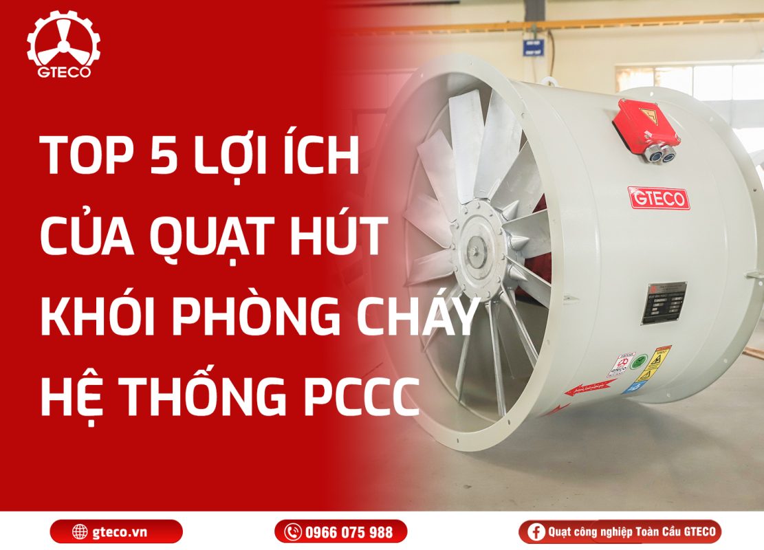 Quạt Hút Khói Phòng Cháy GTECO