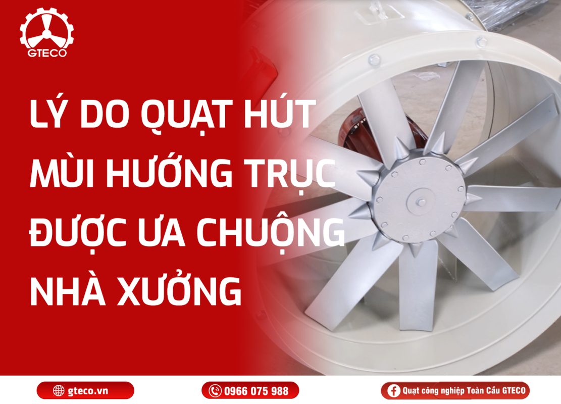 Quạt Hút Mùi Hướng Trục GTECO