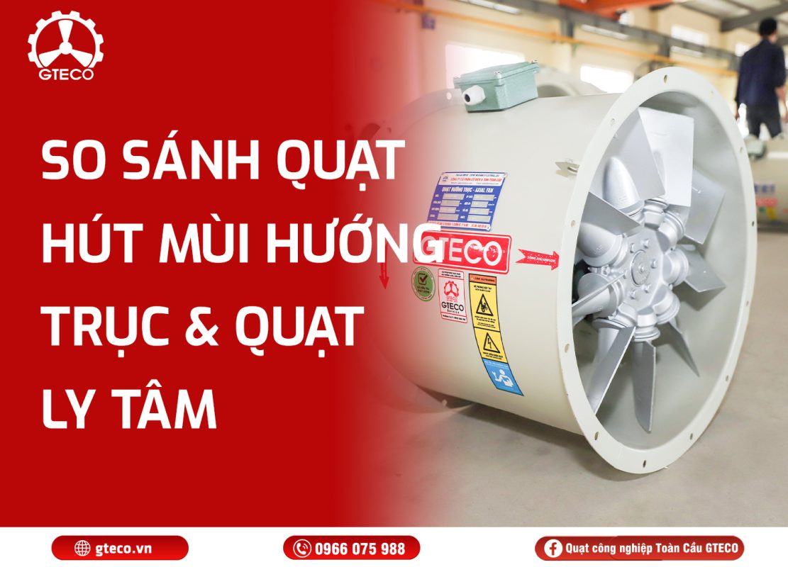 Quạt Hút Mùi Hướng Trục GTECO