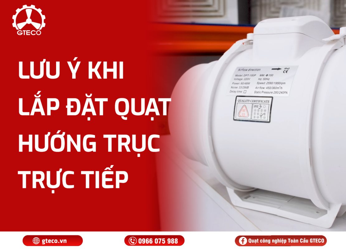 Quạt hướng trục trực tiếp