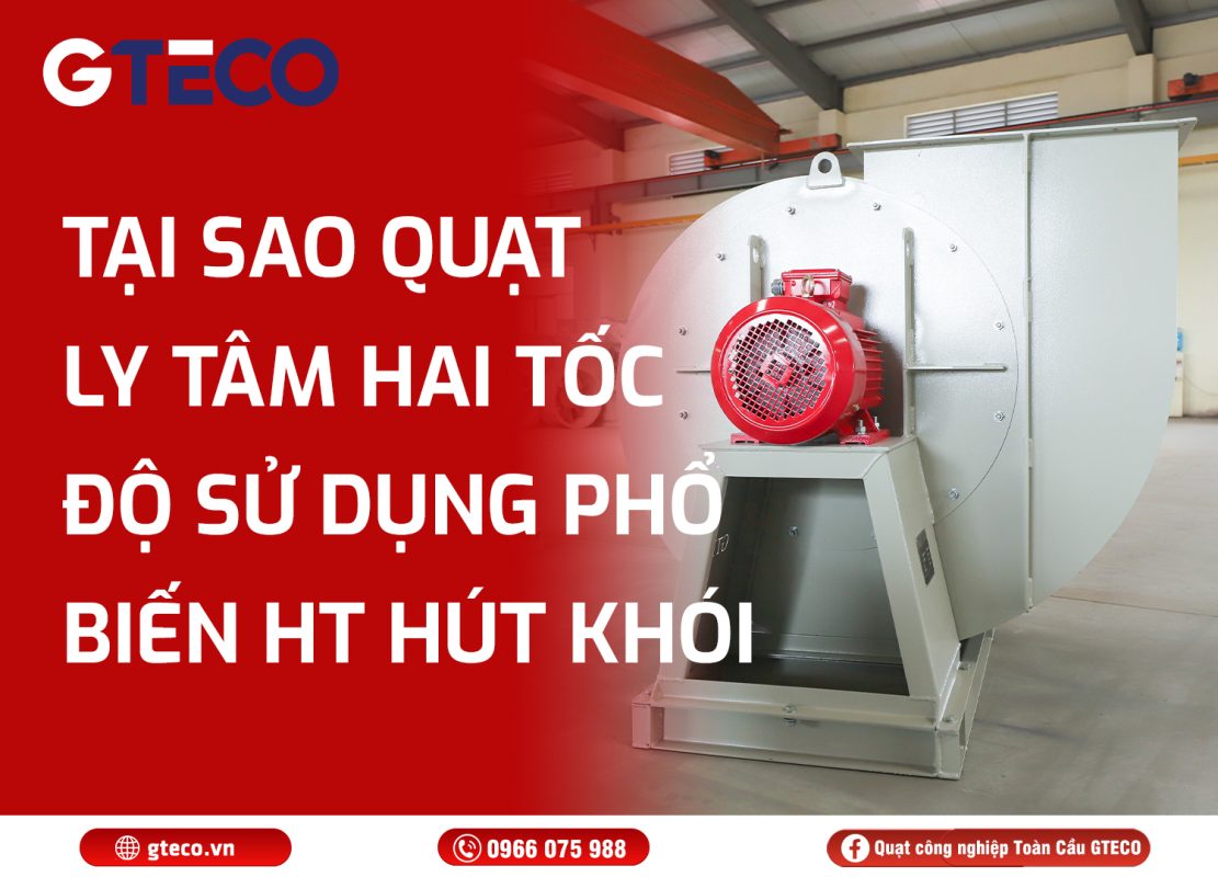 Quạt ly tâm hai tốc độ GTECO