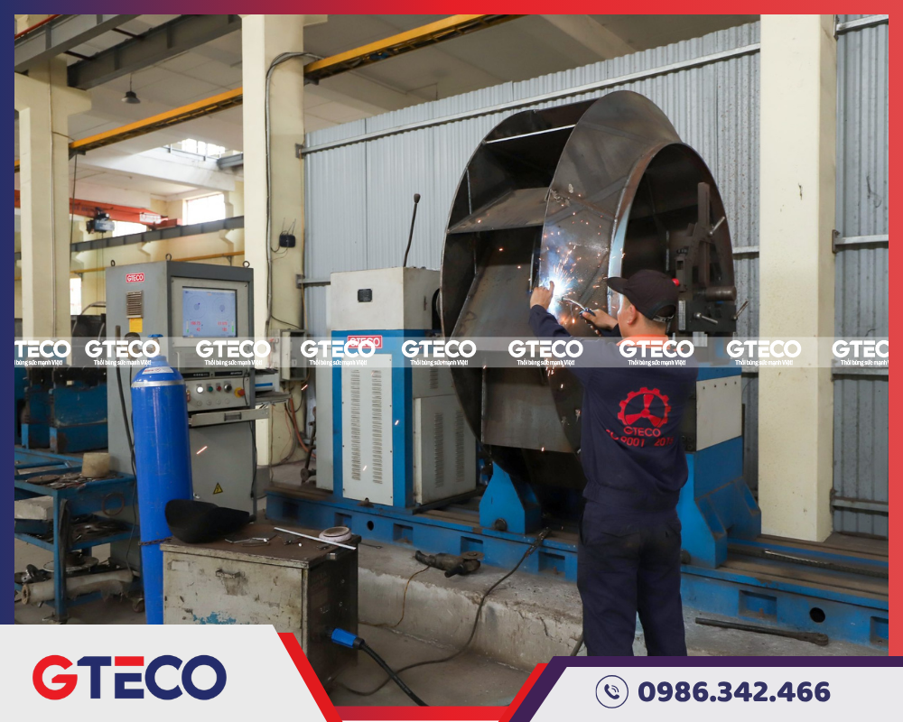 CÂN BẰNG ĐỘNG CÁNH QUẠT GTECO – GIẢM RUNG, TĂNG TUỔI THỌ 3 Quy trình cân bằng động chuyên nghiệp tại GTECO
